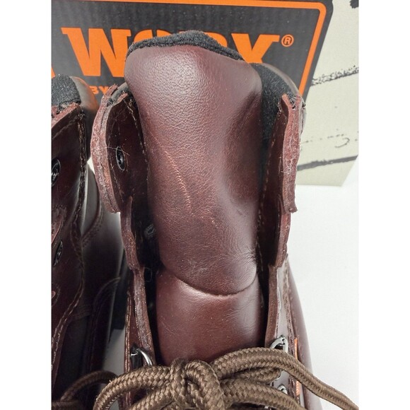 WORX Red Wing 5632-1 Steel Toe Waterproof Work Boots Brown 8.5M NIB main image 5